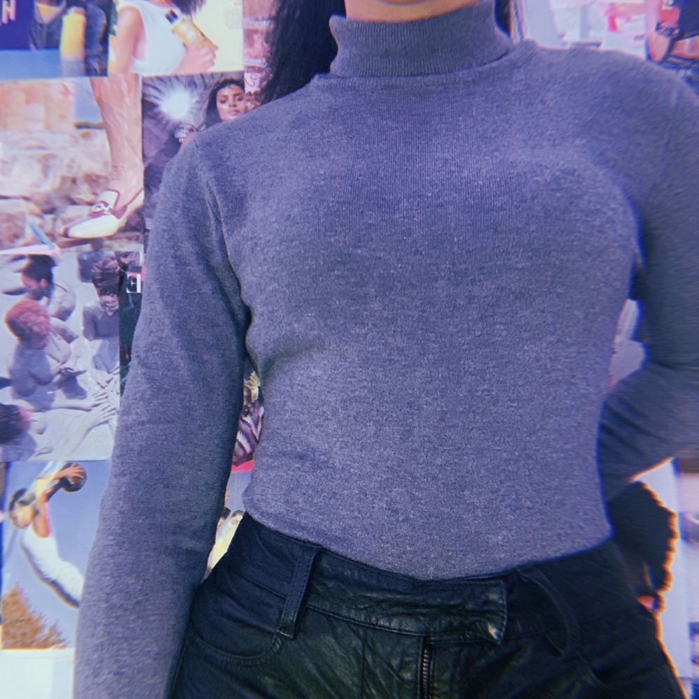Grey Turtle Neck